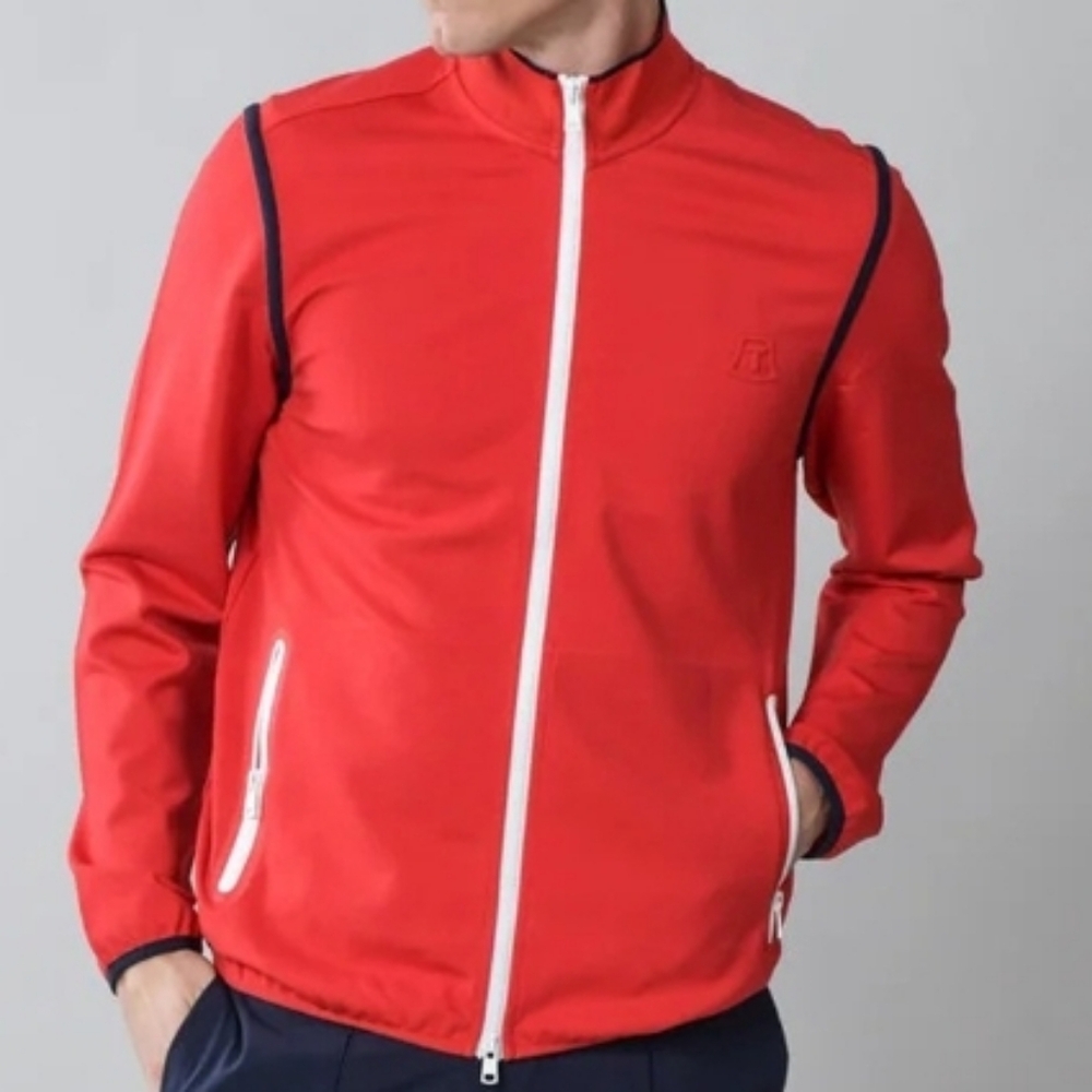 Tilley Men's Par Jacket high-stretch, moisture-wicking golf jacket Red Size XL